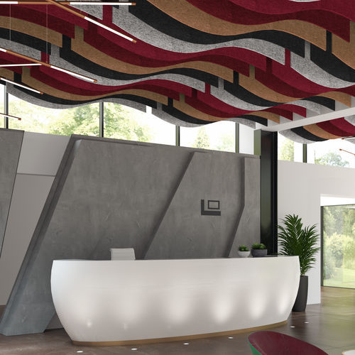 聚酯纤维声障板 - BAFLE - Ideatec Advanced Acoustic Solutions - 悬挂式 / 天花板 / 装饰