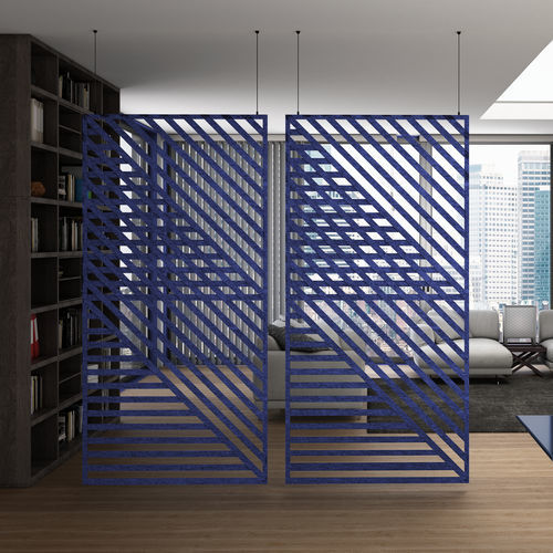 金属空间隔断 - SPACER - Ideatec Advanced Acoustic Solutions - 钢 / 聚酯纤维 / 室内