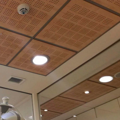 木质吊顶 - T16 - Ideatec Advanced Acoustic Solutions - 板式 / 声学 / 阻燃