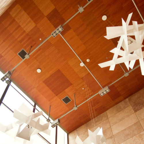 壁挂隔音板 - MICROACUSTIC - Ideatec Advanced Acoustic Solutions - 用于天花板 / 用于吊顶天花板 / 木质