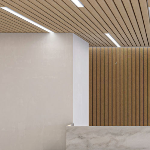 聚酯纤维声障板 - VIGA - Ideatec Advanced Acoustic Solutions - 天花板 / 墙面 / 长方形