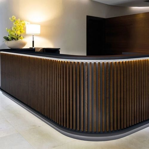 组合式前台接待桌 - NORDIC - Fit Interiors - 三聚氰胺 / 发光
