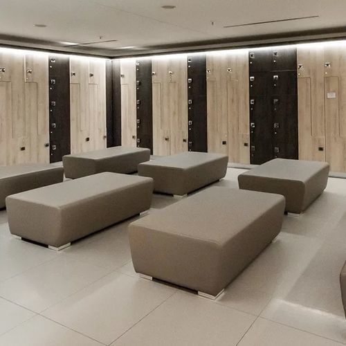 现代风格长椅 - LINGOTTO - Fit Interiors - 仿皮 / 无靠背 / 无扶手