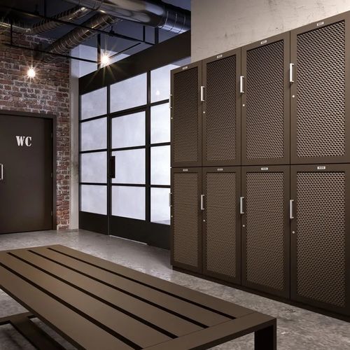 金属更衣室储物柜 - FACTORY - Fit Interiors - 公共机构用 / 用于运动设施 / 商用