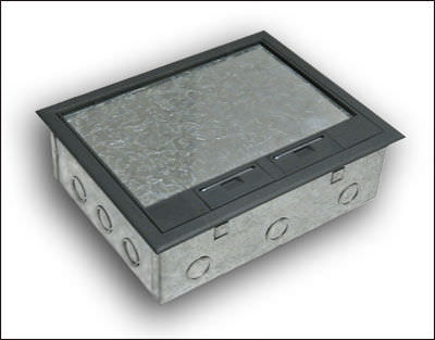 嵌入式配电箱 - WFB244X - FBS - Floor Box Systems - 落地式 / 用于电气插座