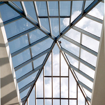 屋顶灯笼式天窗 - SKYGARD 2500® - EXTECH Exterior Technologies, Inc - 双层玻璃 / 带天窗框 / 玻璃