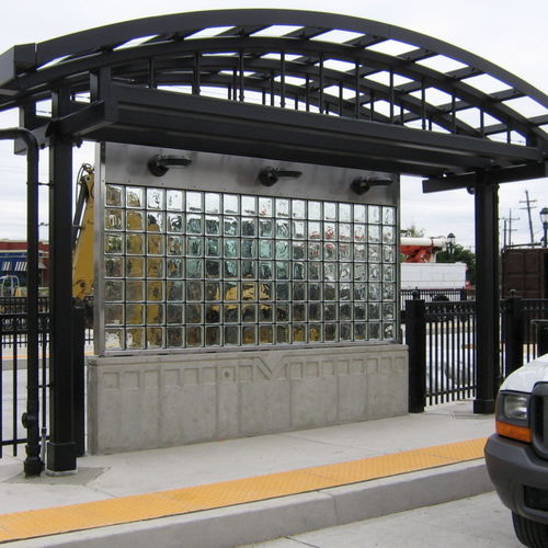 正方形玻璃方砖 - MATRIXWALL® - EXTECH Exterior Technologies, Inc - 光滑 / 用于外墙 / 壁挂
