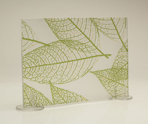 装饰玻璃板 - TEXTURES SOLID : FOREST LEAVES - Duo-Gard - 半透明 / 室内装潢