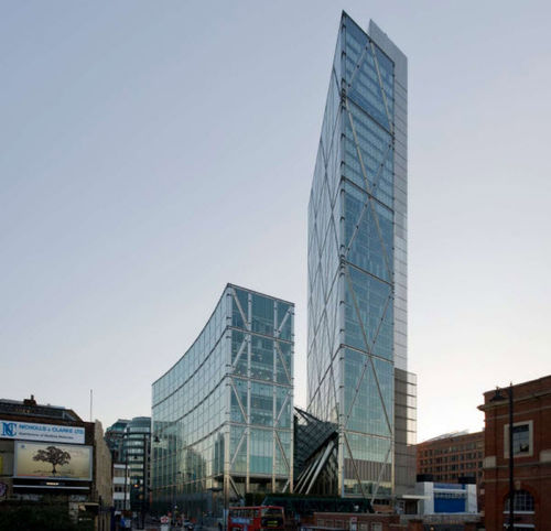 VEP幕墙 - THE BROADGATE TOWER - Josef Gartner - 玻璃 / 不锈钢