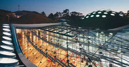 钢玻璃采光顶 - CALIFORNIA ACADEMY OF SCIENCES - Josef Gartner