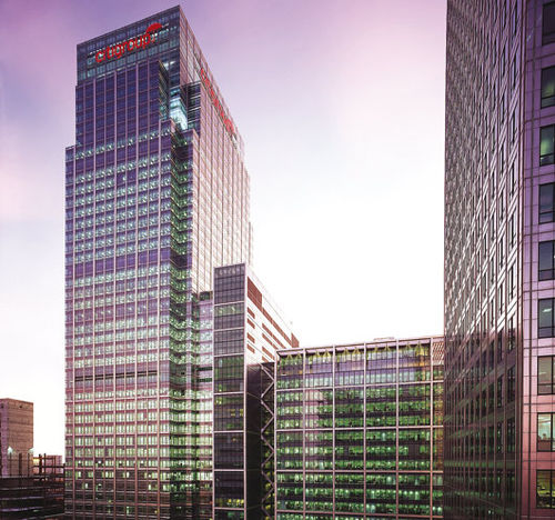 面板幕墙 - CANADA SQUARE - Permasteelisa - 铝和玻璃材质 / 不锈钢