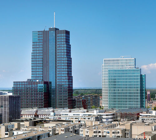 框架式幕墙 - WTC CARLTON TOWER - Permasteelisa - 铝和玻璃材质 / 石头材料