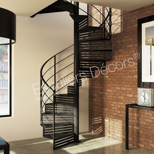 旋转楼梯 - GRAPHIQUE DH116  - ESCALIERS DECORS - 金属台阶 / 钢结构 / 家用