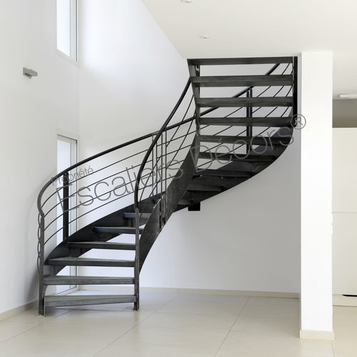 循环楼梯 - LOFT DT91 ESCA'DROIT® - ESCALIERS DECORS - 混凝土台阶 / 钢结构 / 家用