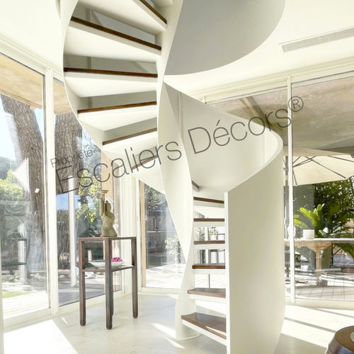 旋转楼梯 - ZAHA FLAMME DH199 - ESCALIERS DECORS - 木台阶 / 金属台阶 / 金属结构