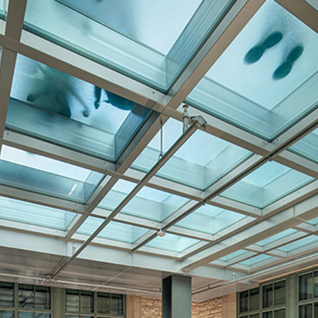 消防保护玻璃板 - FIREFRAMES CLEARFLOOR® SYSTEM - TGP - 防火 / 淬火 / 夹层