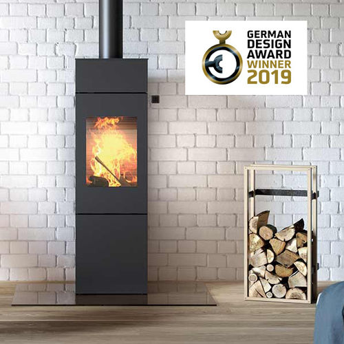 木材采暖炉 - NEXO 140 - Attika Feuer AG - 5 kW...10 kW / 落地式 / 3面