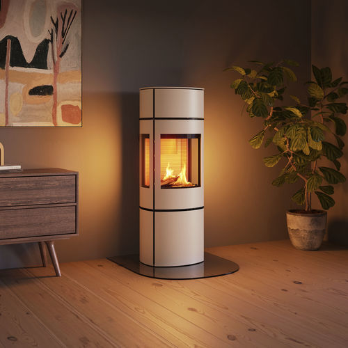 燃气采暖炉 - CARO 130 GAS - Attika Feuer AG - 8.5 kW / 独立式 / 3面