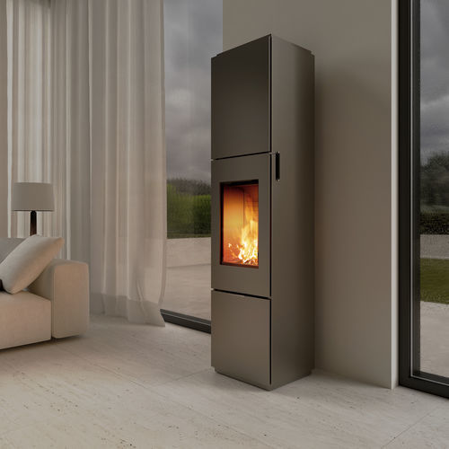 木材采暖炉 - OPAL - Attika Feuer AG - 5 kW...10 kW / 独立式 / 3面