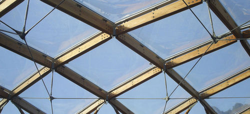 玻璃纤维建筑膜材 - ALNWICK GARDENS VISITOR CENTRE - Hightex - PTFE / 用于拉伸结构