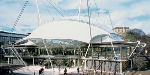 网布建筑膜材 - INLAND REVENUE CENTRE AMENITY COMPLEX - Hightex - 玻璃纤维 / 玻璃纤维 / PTFE