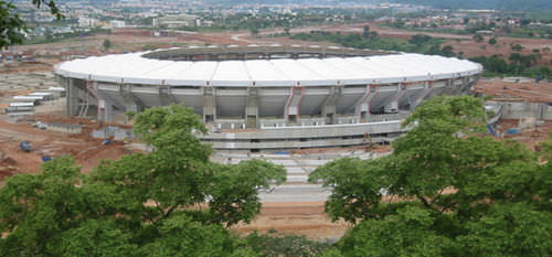 网布建筑膜材 - ABUJA NATIONAL  - Hightex - 玻璃纤维 / 玻璃纤维 / PTFE