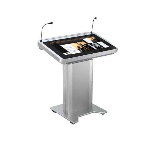 会议用斜面书桌 - ILS SYNERGY GW-W - Intelligent Lectern Systems - 高度可调节 / 定制商标 / 机加工