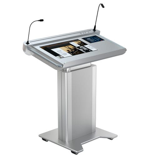 会议用斜面书桌 - ILS SYNERGY QW - Intelligent Lectern Systems - 高度可调节 / 定制商标 / 机加工