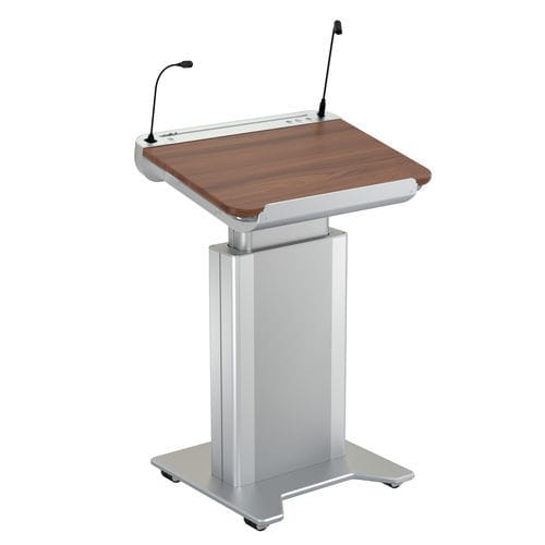 会议用斜面书桌 - ILS SYNERGY WW - Intelligent Lectern Systems - 站坐式 / 带滑轮 / 机加工