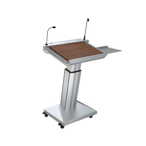 会议用斜面书桌 - SYNERGY HT - Intelligent Lectern Systems - 高度可调节 / 站坐式 / 定制商标