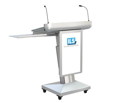 会议用斜面书桌 - NAVIGATOR QT-FD - Intelligent Lectern Systems - 屏幕式 / 数字显示 / 带触摸屏