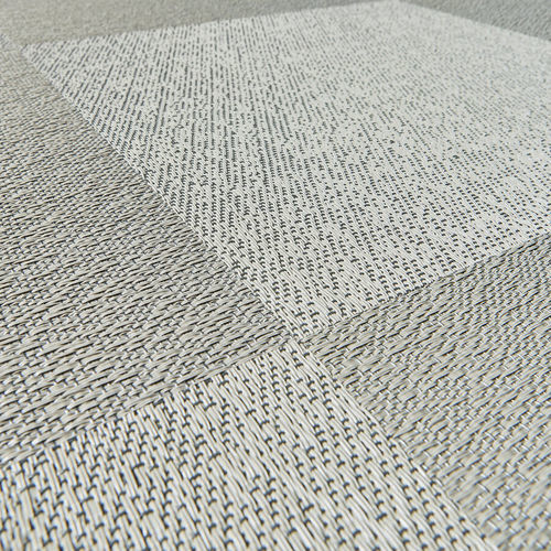 方块地毯 - NATURELLE CHROME - BOLON - 编织 / 乙烯基 / 图案