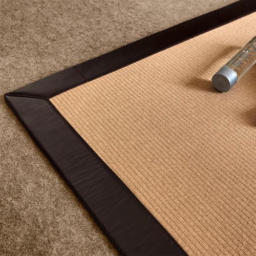 现代风格地毯 - MEDITERRANEAN : TATAMI - NATURTEX - 条纹 / 单色 / 棉质