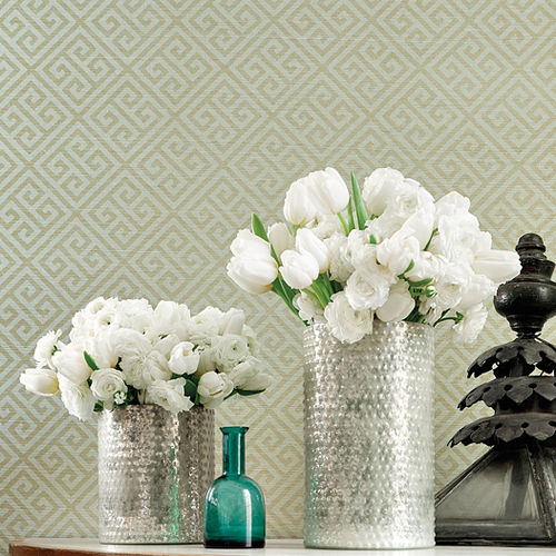 室内墙面材料 - MAZE GRASSCLOTH  - Thibaut - 剑麻 / 印花 / 家用