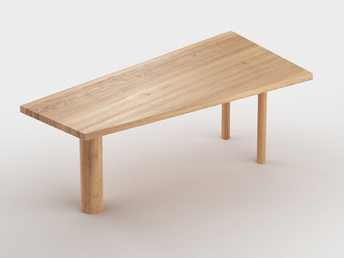 现代风格桌 - TRAPEZ - Atelier Areti - 栎木 / 梯形