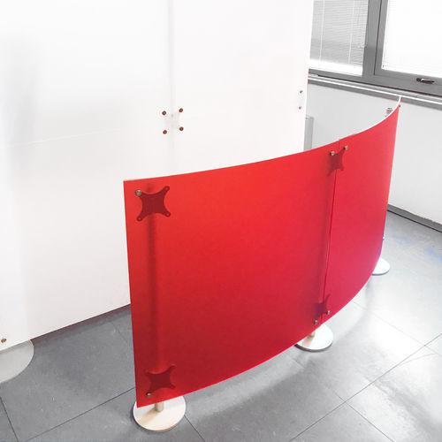 落地式办公室隔板 - FLUOWALL - PAXTON - 自承重 / 阳极氧化铝 / Plexiglas®宝克力