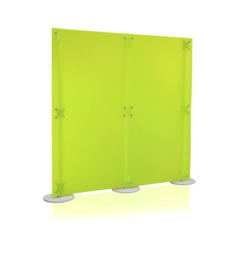 落地式办公室隔板 - FLUOWALL SCREEN - PAXTON - 塑料 / 可调节