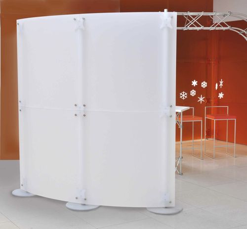 落地式办公室隔板 - FLUOWALL WHITE SCREEN - PAXTON - 丙烯塑料 / 可调节