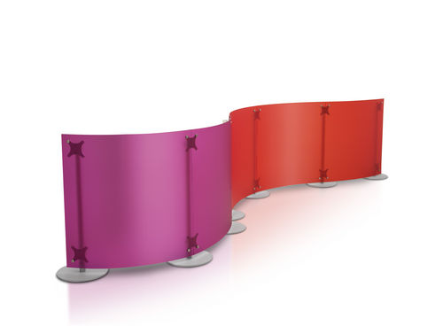 现代风格屏风 - FLUOWALL DESIGN SYSTEM - PAXTON - 聚碳酸酯 / 商用
