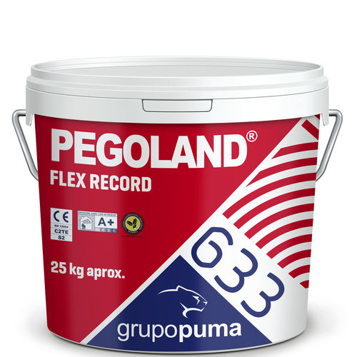 固结砂浆胶合剂 - PEGOLAND® FLEX RECORD C2 TE S2 - GRUPO PUMA - 用于瓷砖 / 水泥