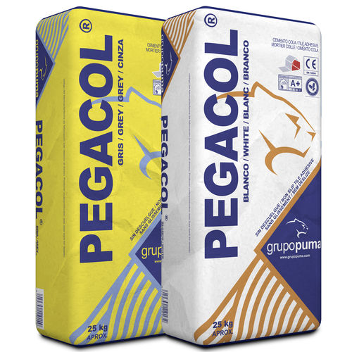 固结砂浆胶合剂 - PEGACOL® CE - GRUPO PUMA - 用于瓷砖 / 水泥