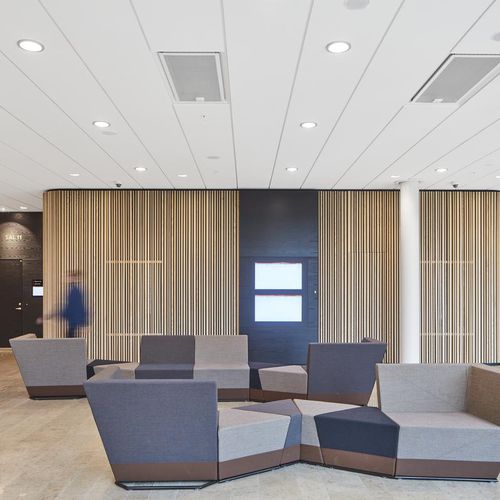 玻璃棉吊顶 - FOCUS™ LP - Saint-Gobain Ecophon - 方砖 / 办公室 / 室内