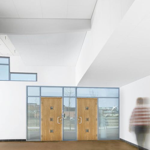 玻璃棉吊顶 - FOCUS™ FIXIFORM E - Saint-Gobain Ecophon - 方砖 / 办公室 / 用于入口