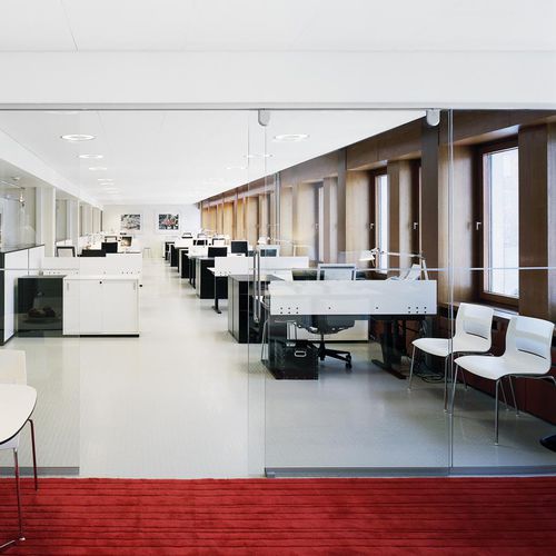 玻璃棉吊顶 - COMBISON™ DUO E - Saint-Gobain Ecophon - 方砖 / 办公室 / 室内
