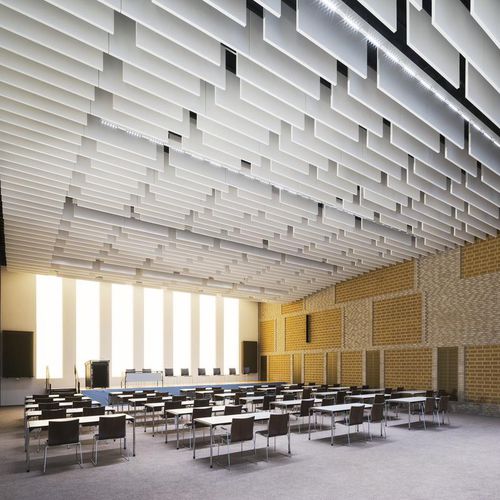 矿棉声障板 - SOLO™ - Saint-Gobain Ecophon - 悬挂式 / 长方形 / 装饰
