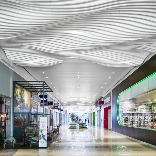 矿棉声障板 - SOLO™ WAVE - Saint-Gobain Ecophon - 天花板 / 长方形 / 装饰