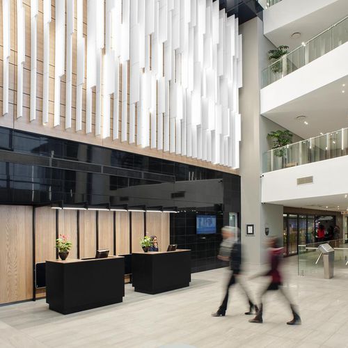 金属声障板 - SOLO™ - Saint-Gobain Ecophon - 矿棉 / 墙面 / 长方形