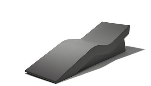 现代风格躺椅 - DAY BED - Feek - 高密度泡沫 / 灰色