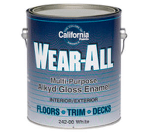 装饰油漆 - WEAR ALL ALKYD GLOSS - California Paints - 用于室内 / 用于地面 / 木材