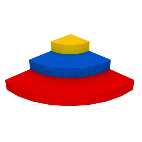 幼儿园舞台搭建 - ANGLE PODIUM 1/4 ROUND - Modugame - MG Sport